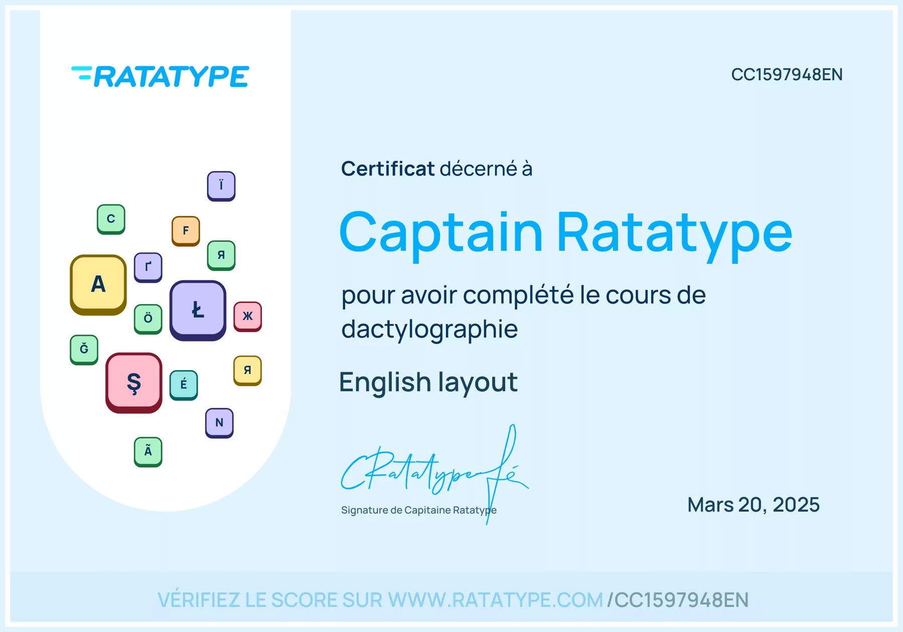 Certificat